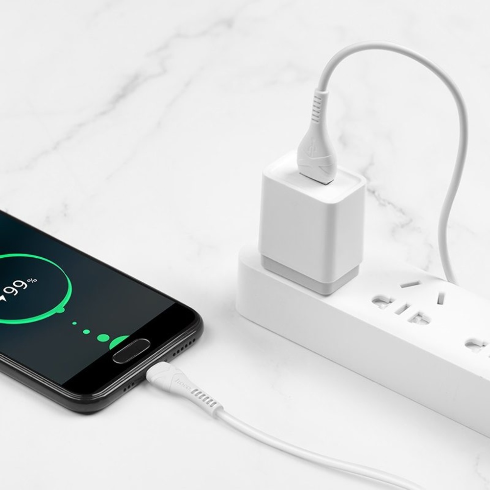 Кабель Hoco X37 USB to Type-C 1m white