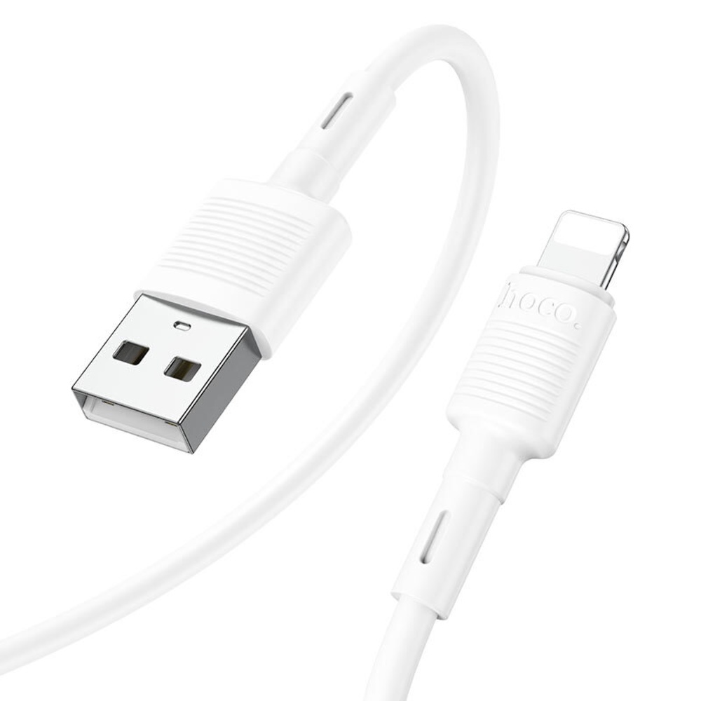 Кабель Hoco X83 USB to Lightning 1m white