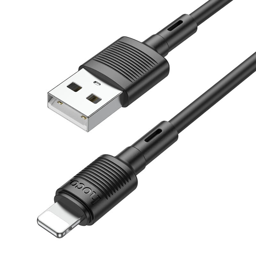 Кабель Hoco X83 USB to Lightning 1m black