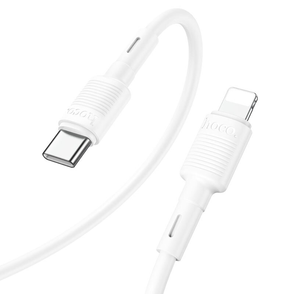 Кабель Hoco X83 Type-C to Lightning PD 1m white
