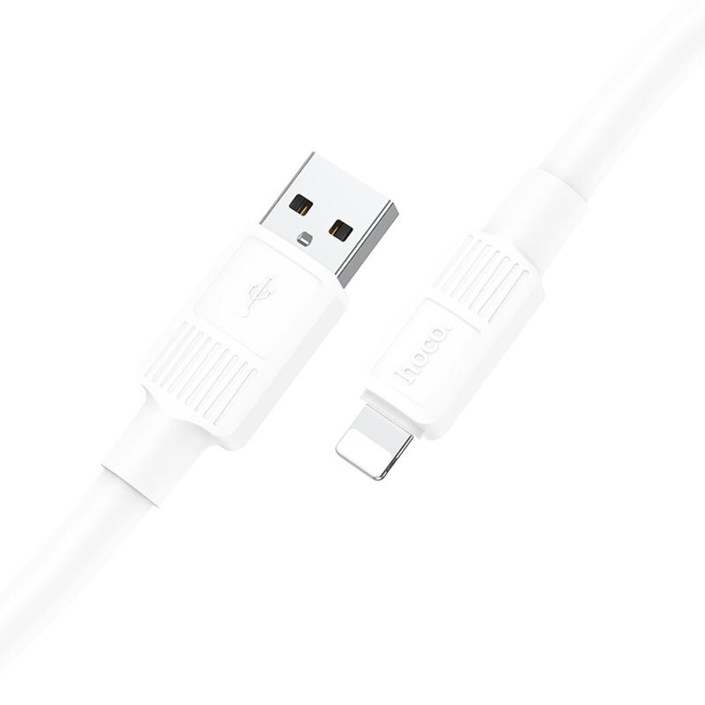 Кабель Hoco X84 USB to Lightning 1m white