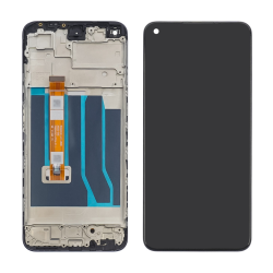 Дисплей для Oppo A76 с чёрным тачскрином и корпусной рамкой Дисплей для Oppo A76 с чёрным тачскрином и корпусной рамкой