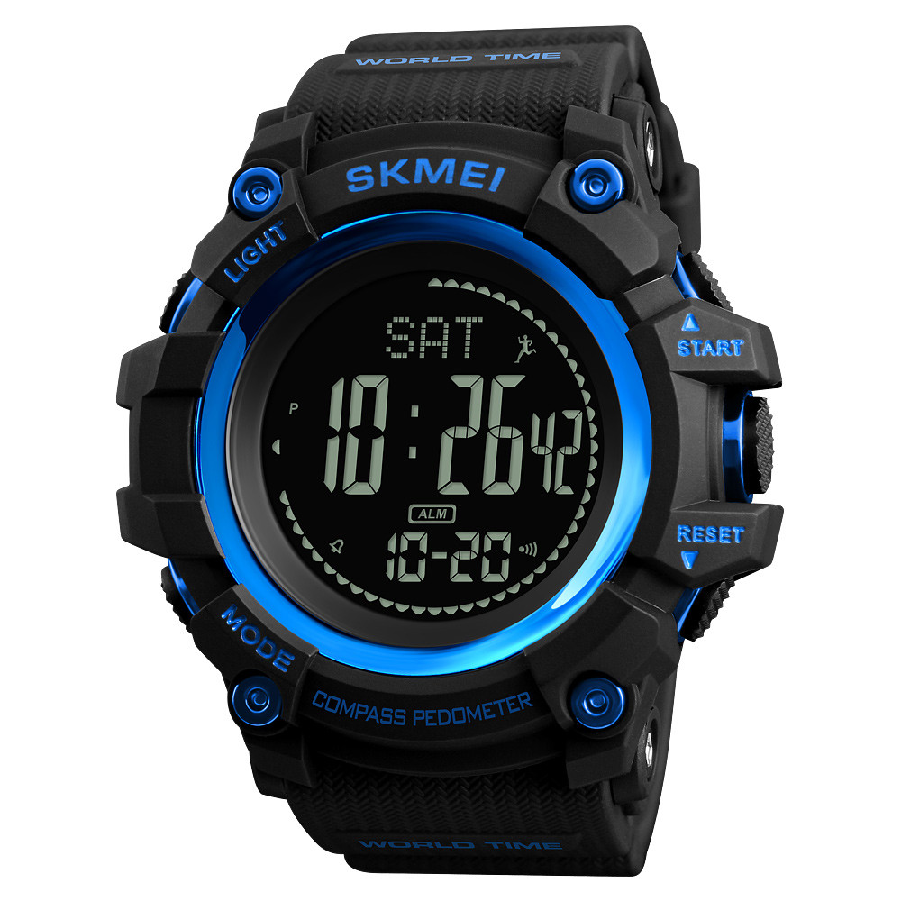 Skmei 1356BU Black-Blue Compass