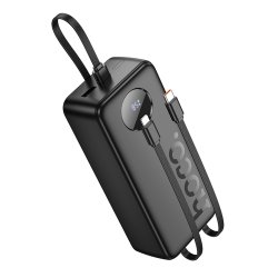 Power bank Hoco J132B 30000mAh 22.5W+ PD 20W + кабеля 3в1 Type-C/ Lightning/ MicroUSB black Power bank Hoco J132B 30000mAh 22.5W+ PD 20W + кабеля 3в1 Type-C/ Lightning/ MicroUSB black