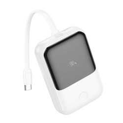 Power bank Hoco Q33 10000mAh PD20W + кабель Type-C white Power bank Hoco Q33 10000mAh PD20W + кабель Type-C white