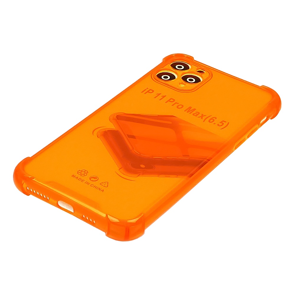 Чехол TPU shockproof angle для Apple iPhone 11 Pro Max 11 оранжевый