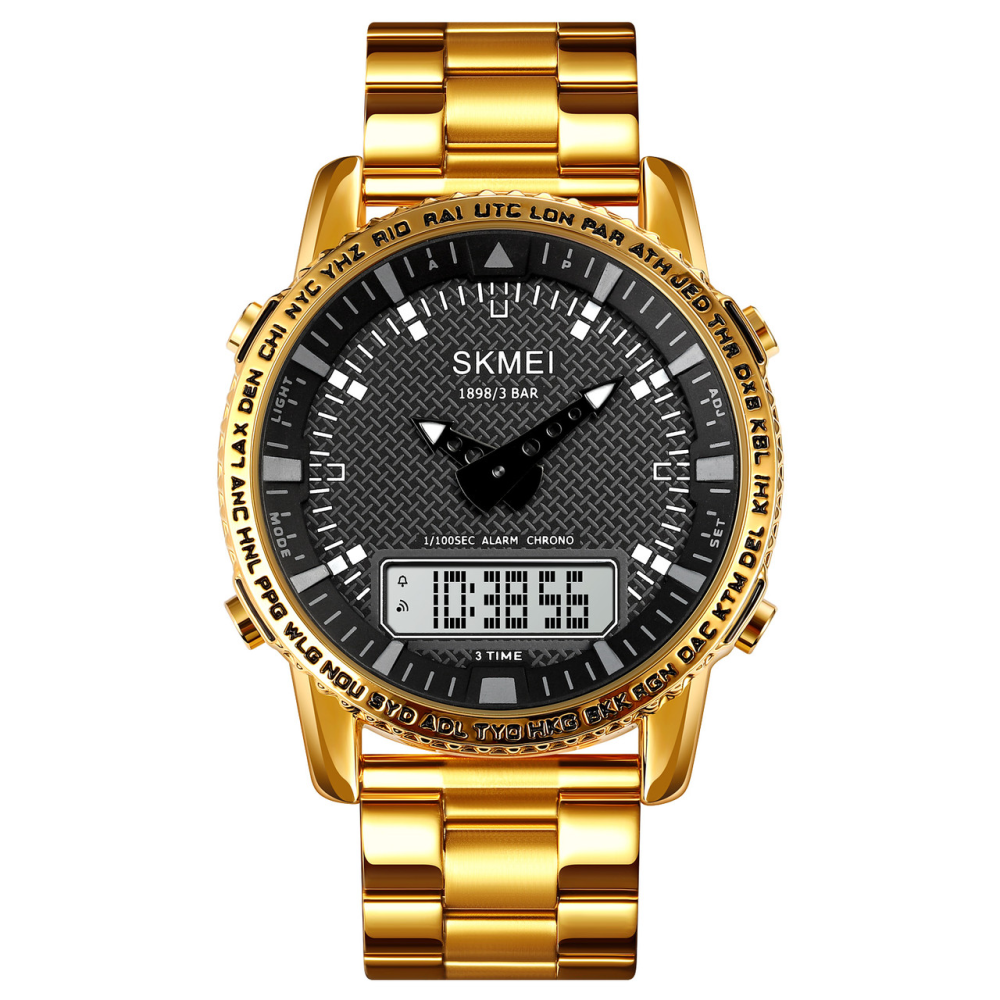 Skmei 1898GDWT Gold-White SALE