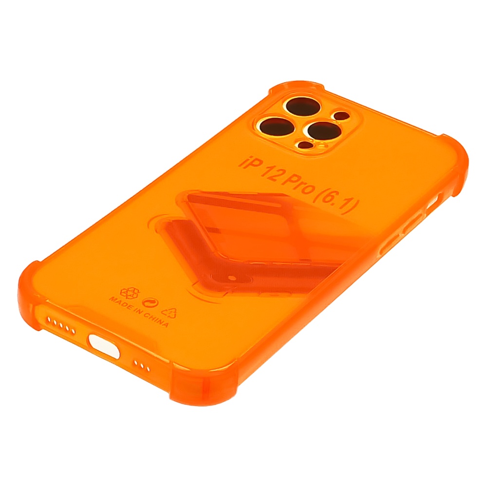 Чехол TPU shockproof angle для Apple iPhone 12 Pro 11 оранжевый