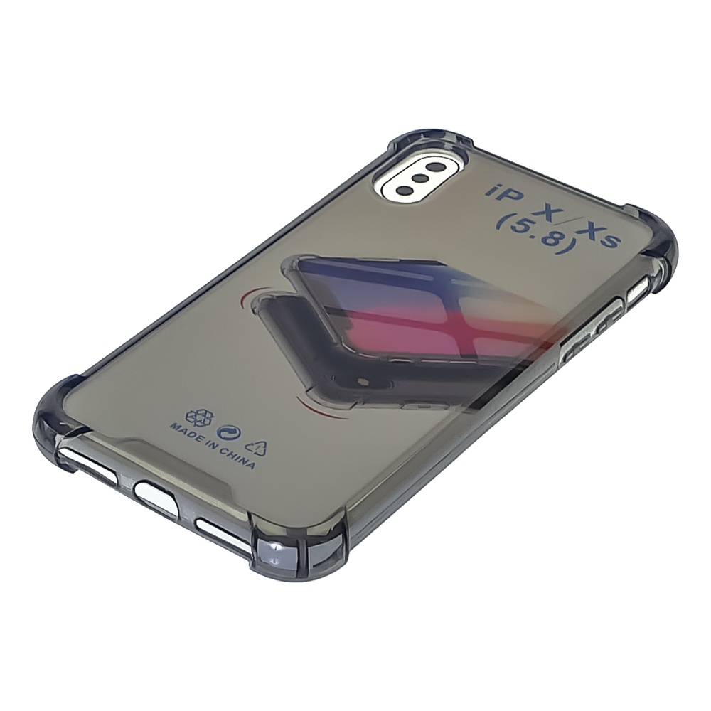 Чехол TPU shockproof angle для Apple iPhone X/ Xs 06 черный