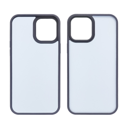 Чехол Colorful Matte Case для Apple iPhone 13/ 14 темно-синий Люкс