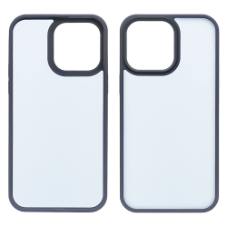 Чехол Colorful Matte Case для Apple iPhone 14 Pro Max темно-синий Люкс