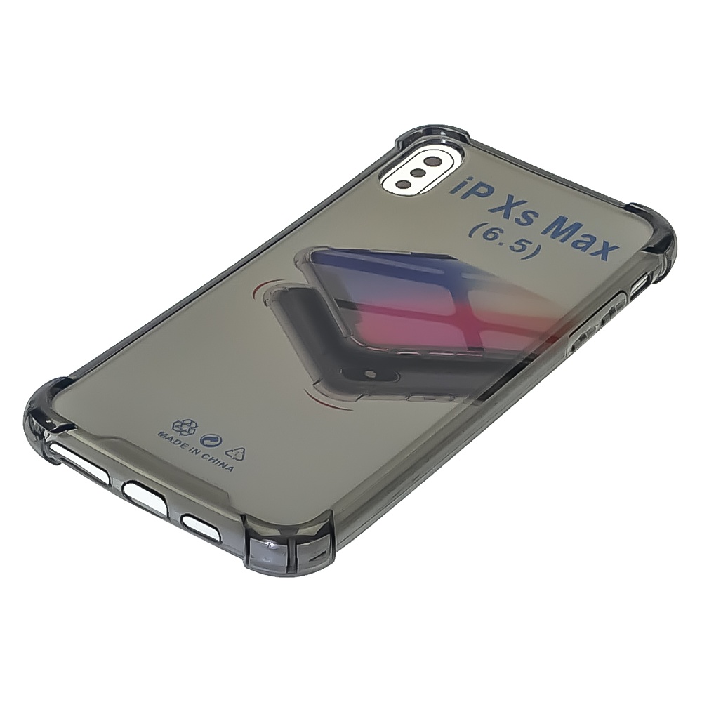 Чехол TPU shockproof angle для Apple iPhone Xs Max 06 черный
