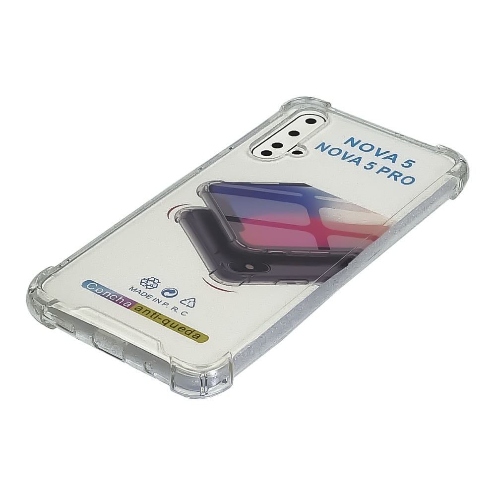 Чехол TPU shockproof angle для Huawei NOVA 5/ NOVA 5 Pro прозрачный