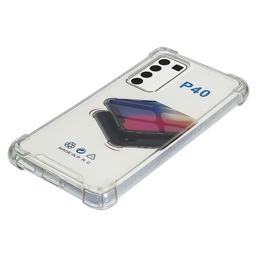 Чехол TPU shockproof angle для Huawei P40 прозрачный