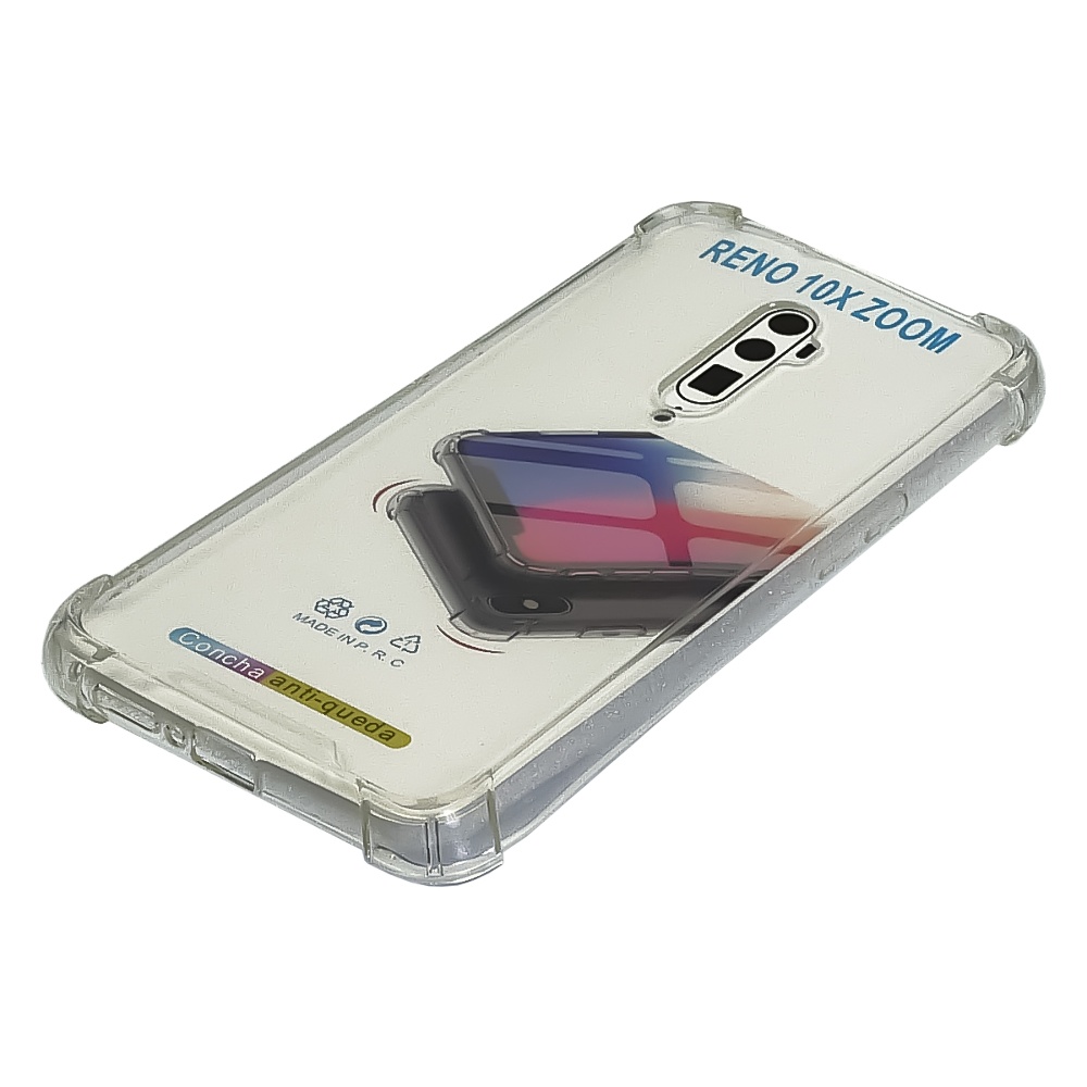 Чехол TPU shockproof angle для Oppo Reno +/ Reno 10X прозрачный