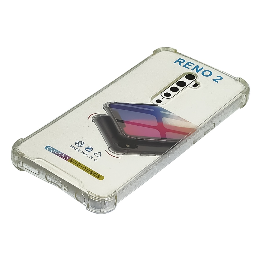 Чехол TPU shockproof angle для Oppo Reno 2 прозрачный