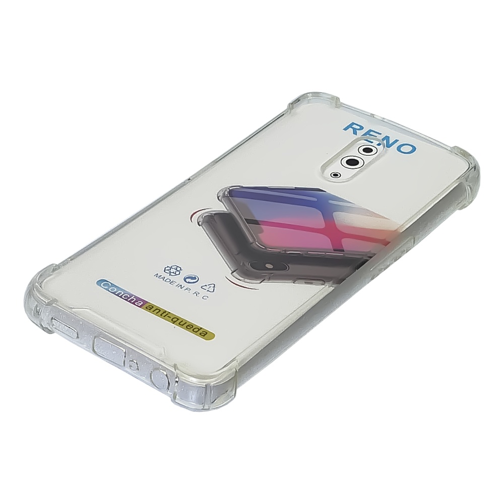 Чехол TPU shockproof angle для Oppo RENO/ RENO 6.4 прозрачный
