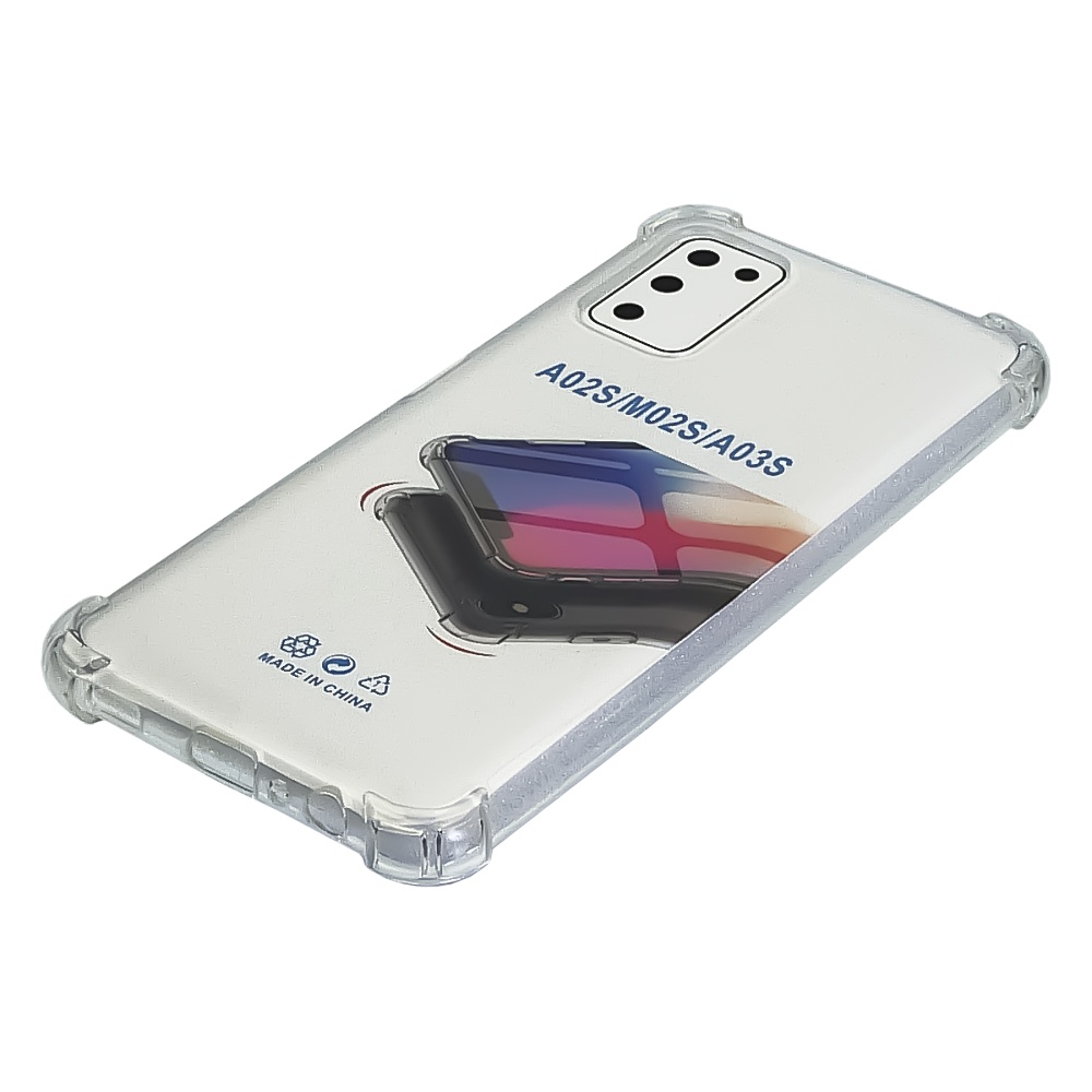 Чехол TPU shockproof angle для Samsung A037F A03s прозрачный