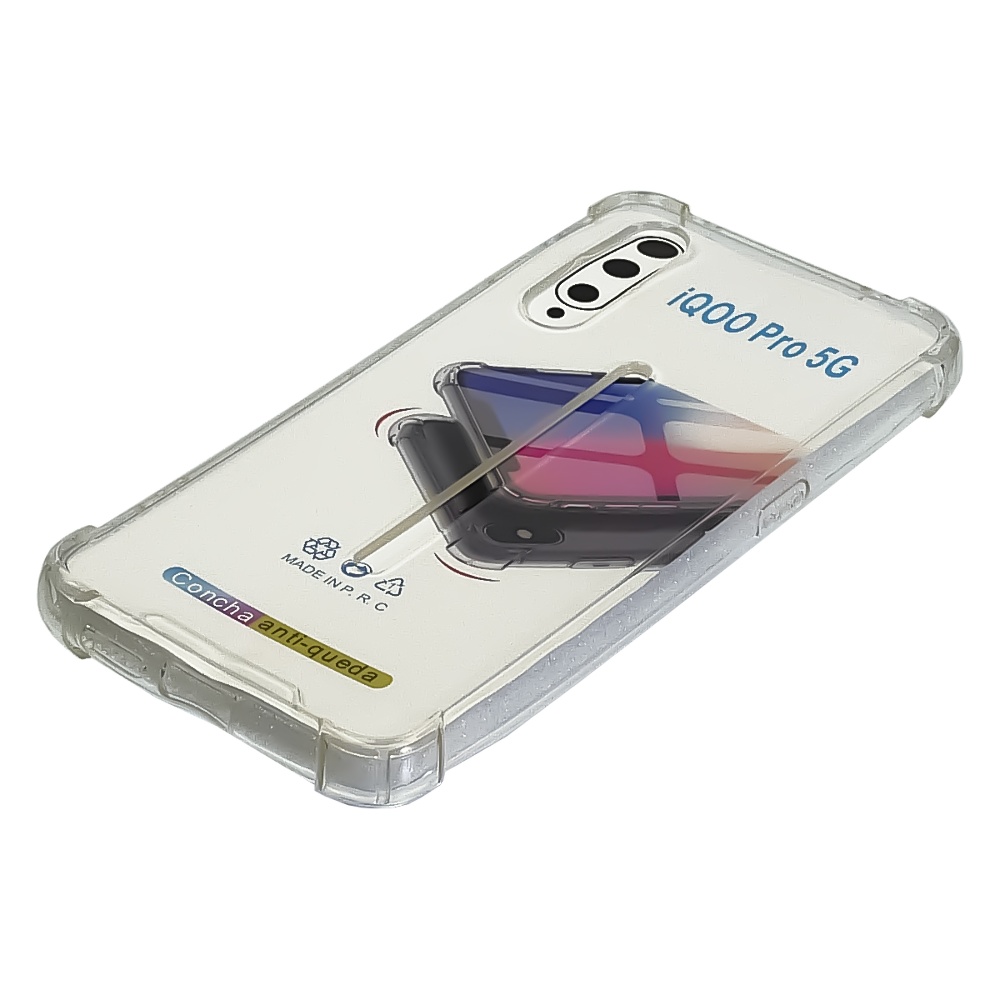 Чехол TPU shockproof angle для Vivo IQOO Pro 5G прозрачный
