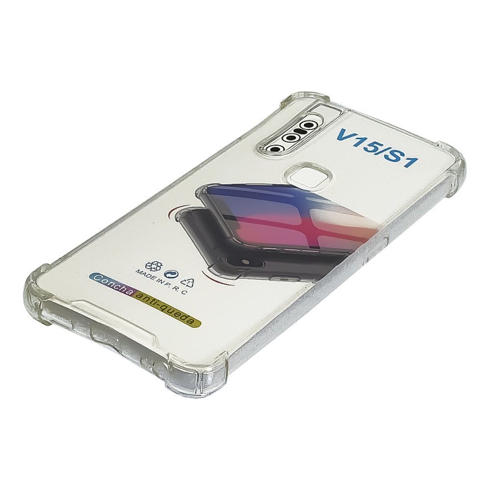 Чехол TPU shockproof angle для Vivo V15/ S1 прозрачный