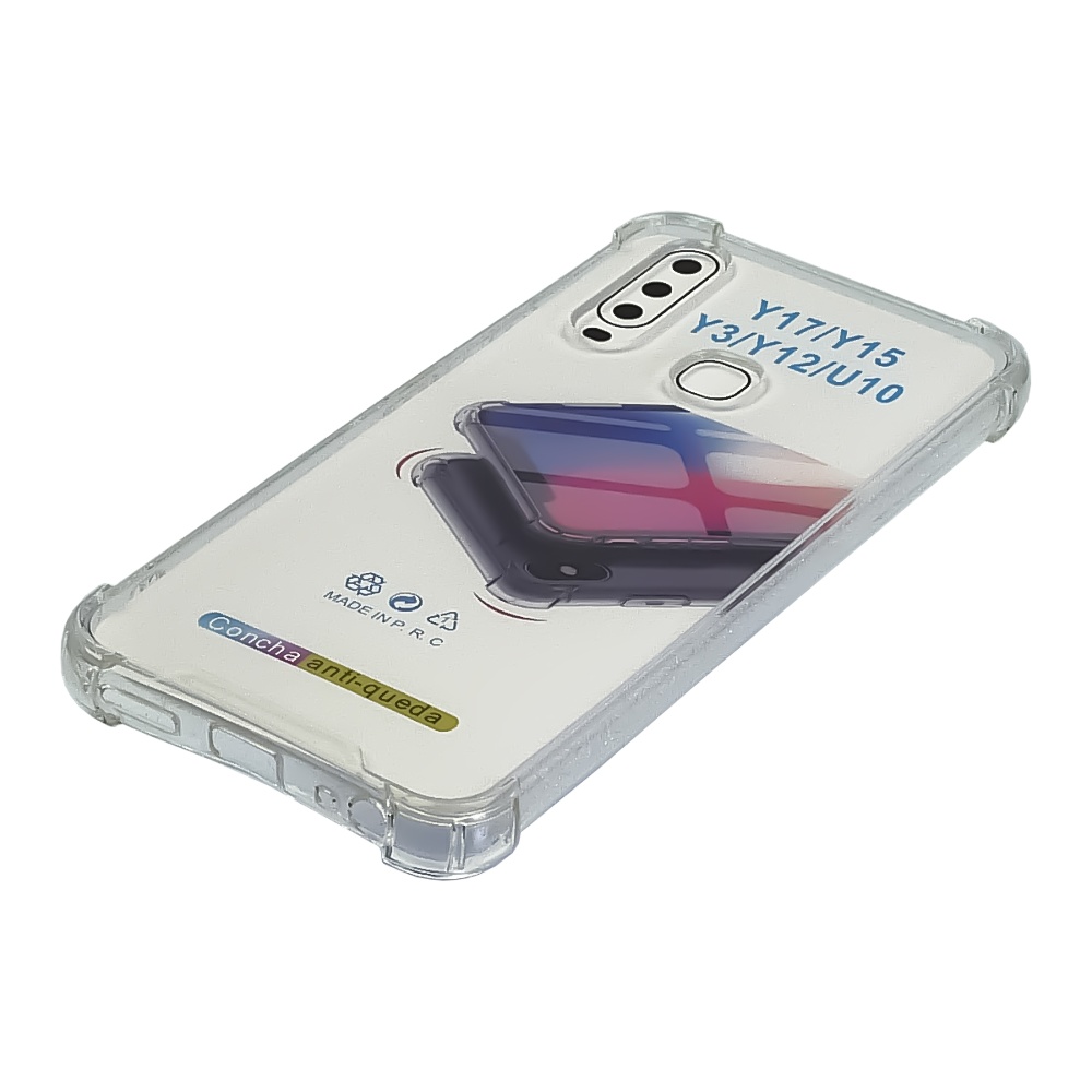 Чехол TPU shockproof angle для Vivo Y17/Y3 прозрачный