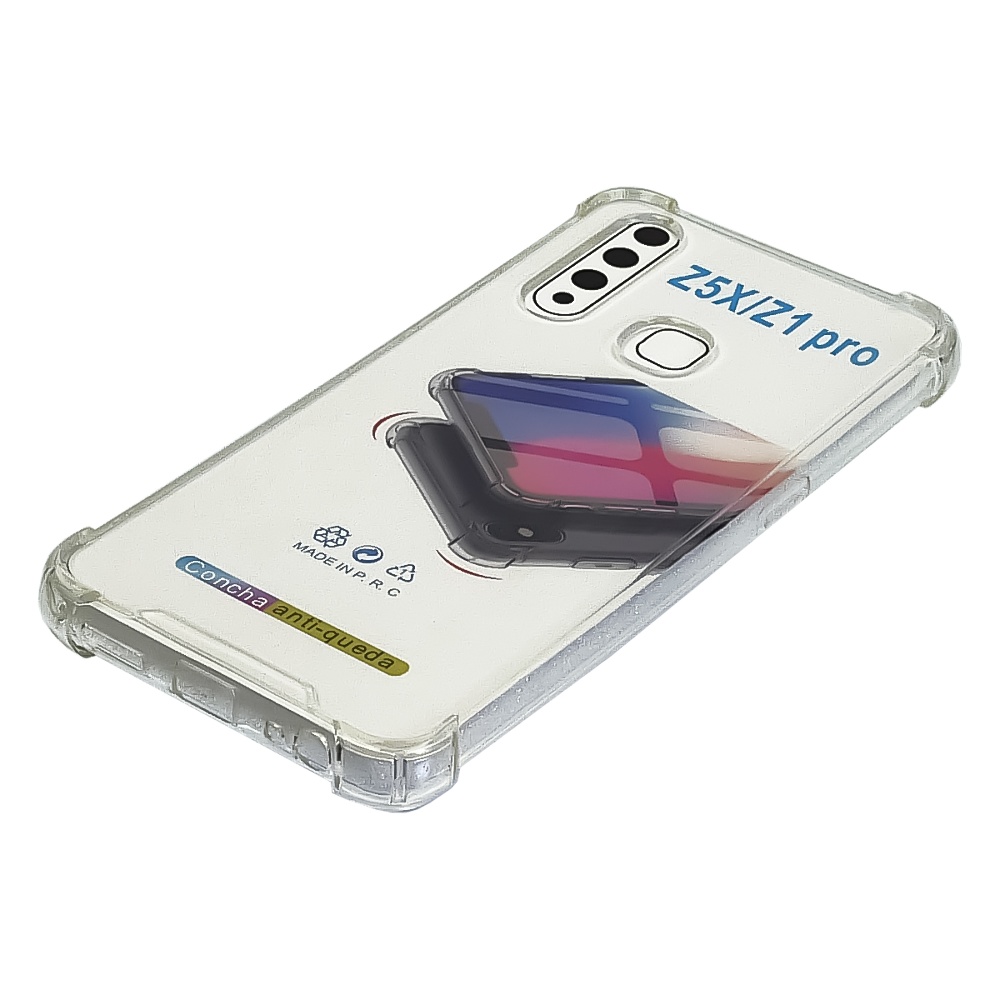 Чехол TPU shockproof angle для Vivo Z5X прозрачный