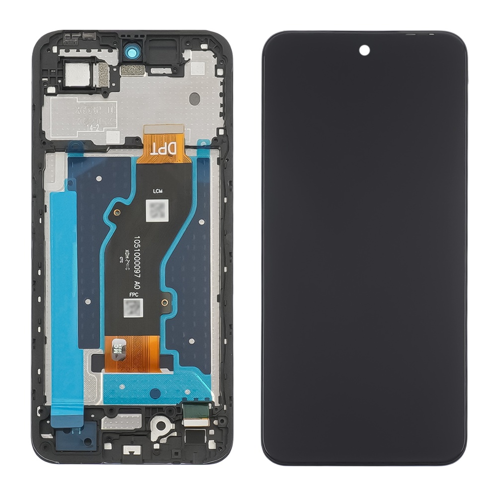 Дисплей для INFINIX Smart 9 (X6532) с чёрным тачскрином и корпусной рамкой