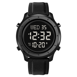 Skmei 1864LBKBK Black-Black Leather SALE Skmei 1864LBKBK Black-Black Leather SALE