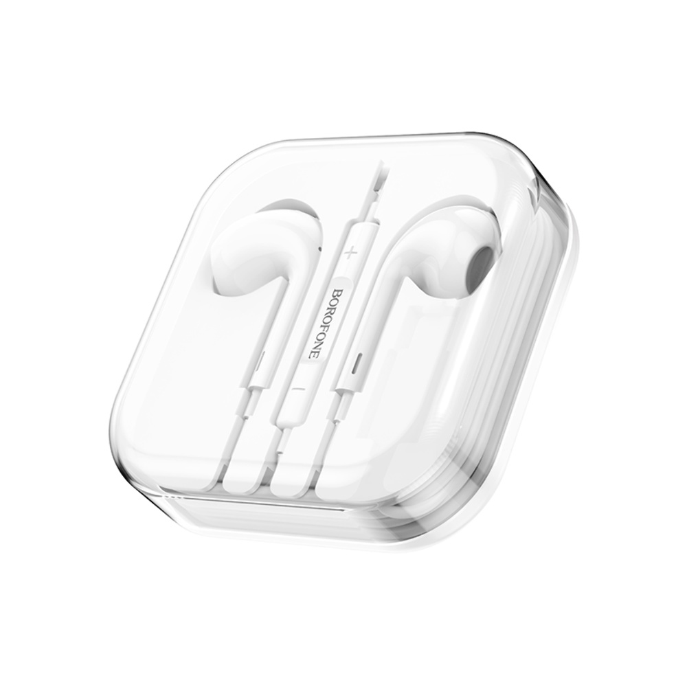Наушники вкладыши Borofone BM30 Max Jack 3.5 white