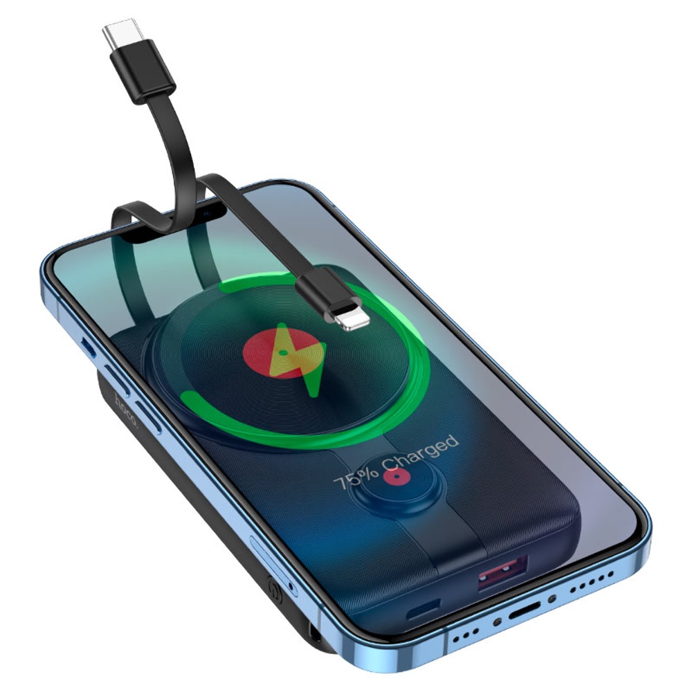 Power bank Hoco J92 22.5W/ PD20W/ QC3.0/ MagSafe Wireless Charger 10000mah чёрный