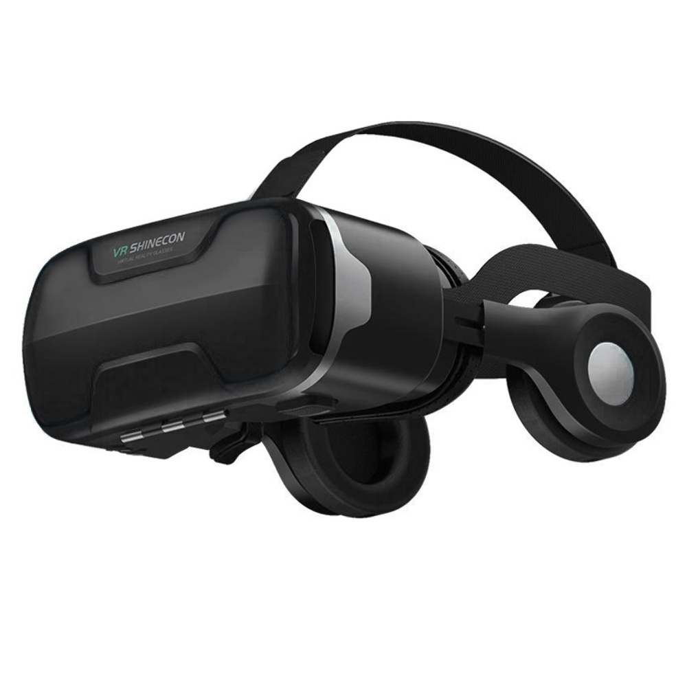 Очки виртуальной реальности с наушниками Shinecon SC-G02ED черные