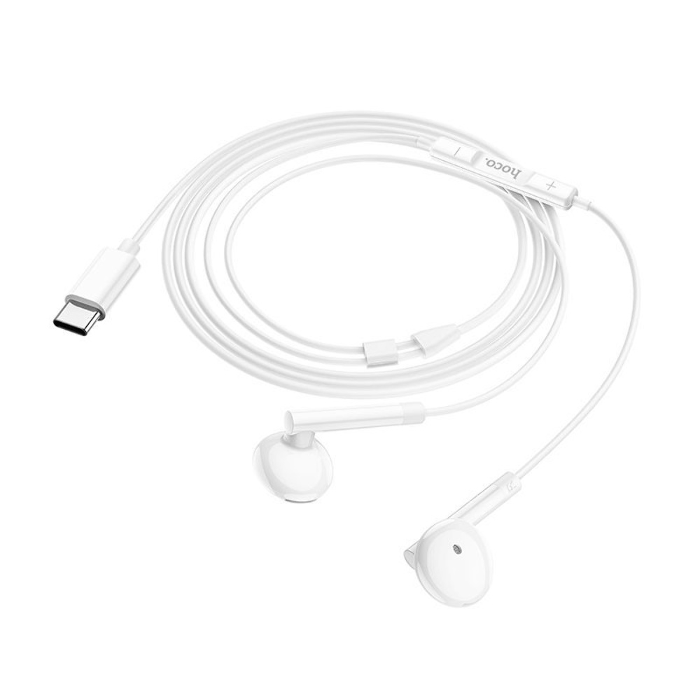 Наушники вкладыши Hoco M95 Type-C white