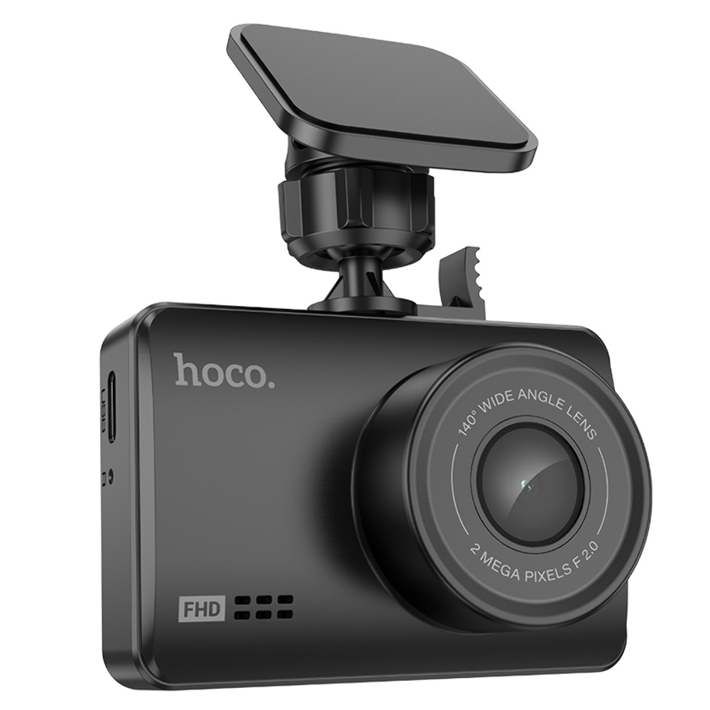 Видеорегистратор Hoco DV2 c дисплеем черный