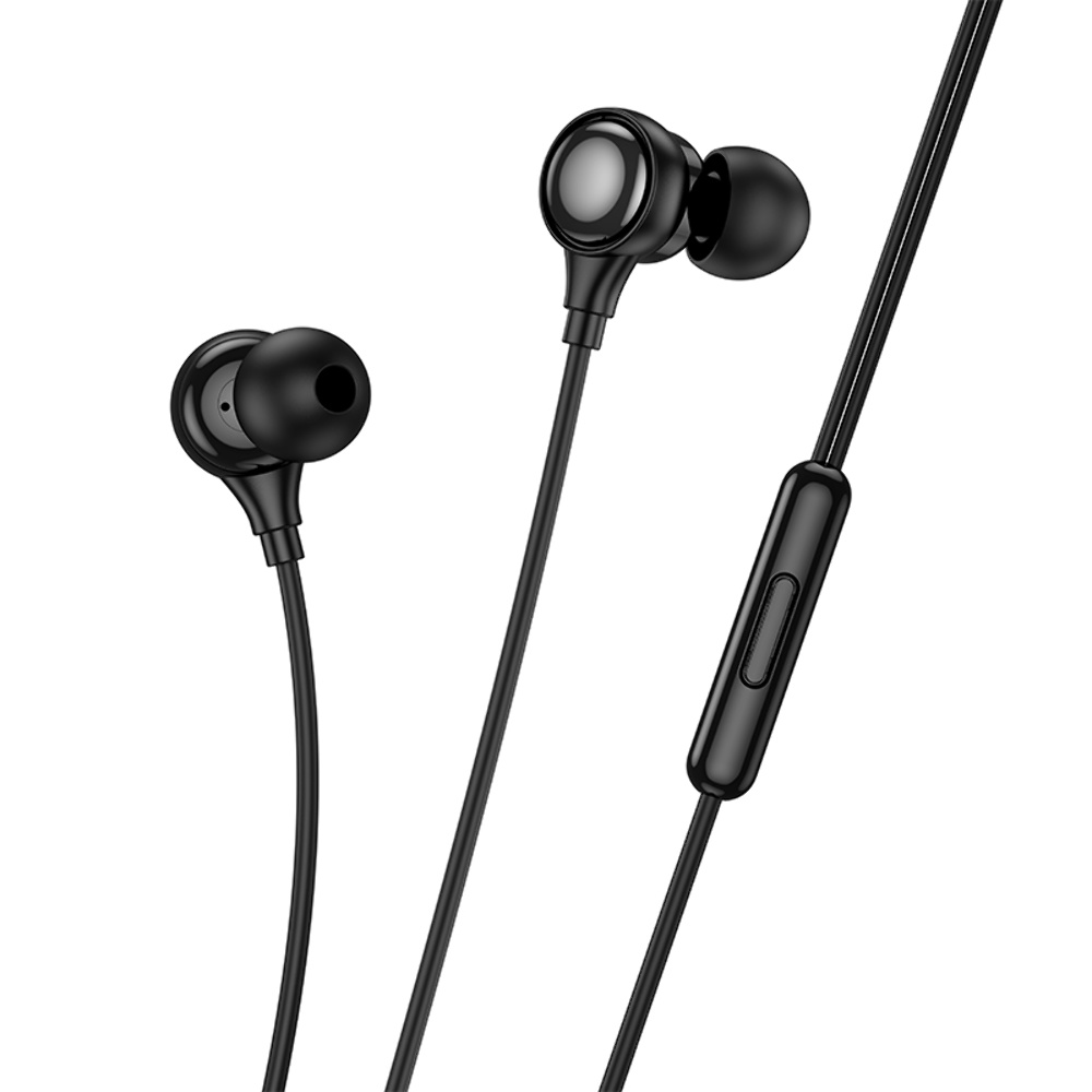 Наушники вакуумные Hoco M116 с микрофоном black