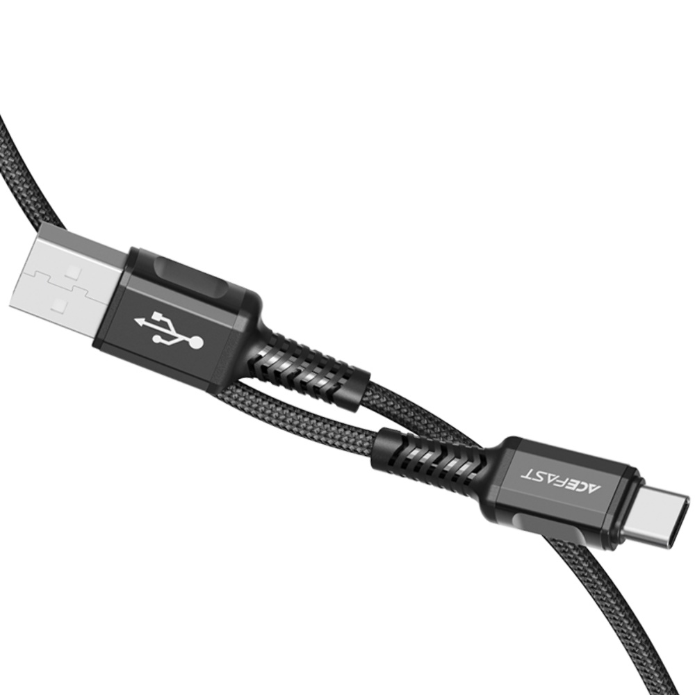 Кабель Acefast C1-04 USB to Type-C 1.2m black
