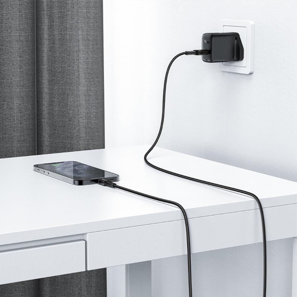Кабель Acefast C4-02 USB to Lightning 1.8m black