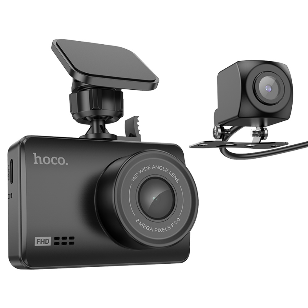 Видеорегистратор Hoco DV3 c дисплеем черный