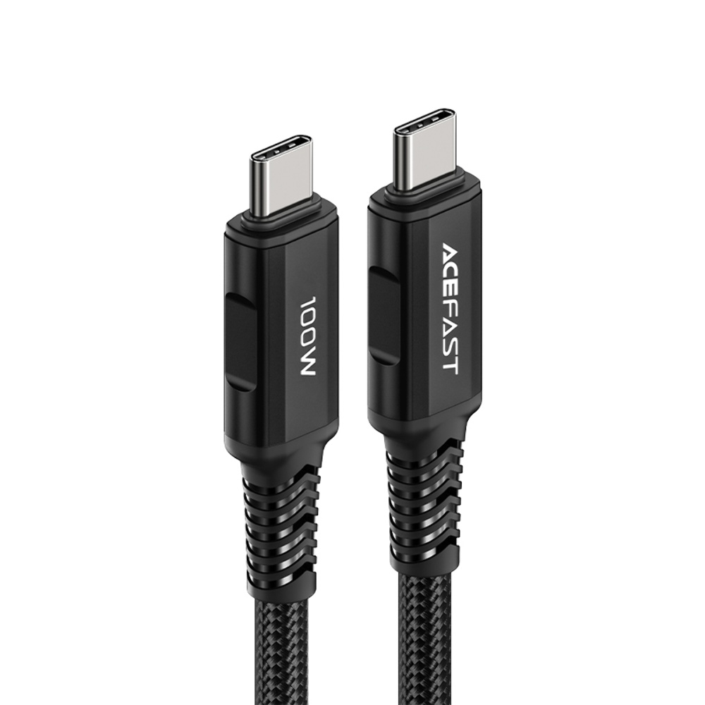 Кабель Acefast C4-03 Type-C to Type-C PD 100W 2m black