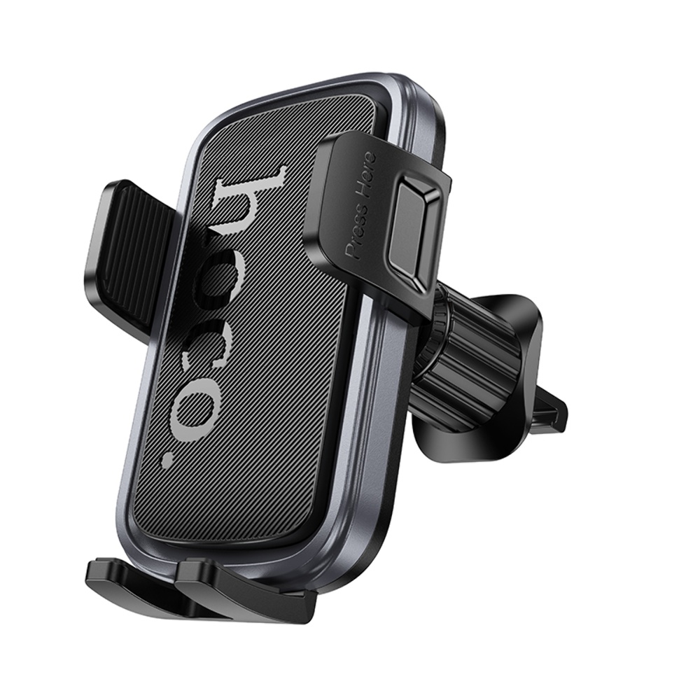 Автодержатель Hoco H78 black metal grey
