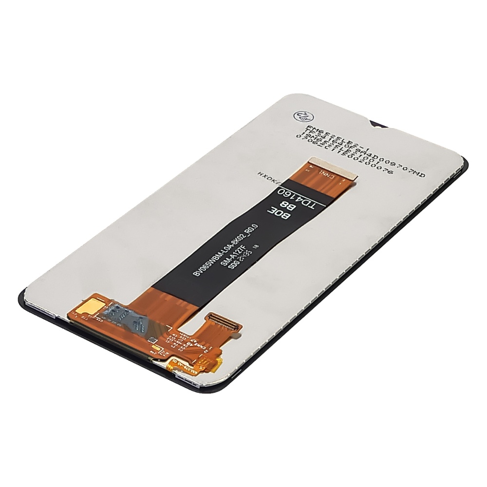 Дисплей для Samsung A127F Galaxy A12S (2021) (BOE B8 black flex) с чёрным тачскрином