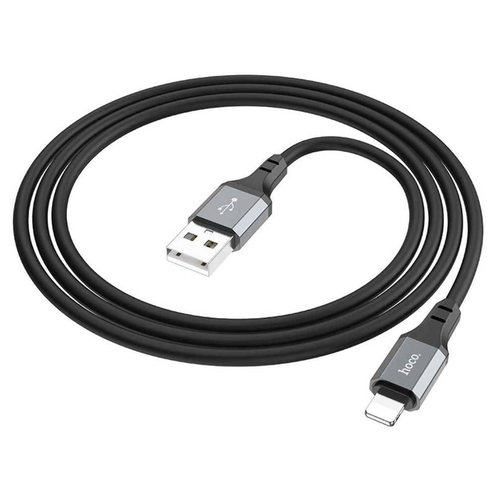 Кабель Hoco X86 USB to Lightning 1m black