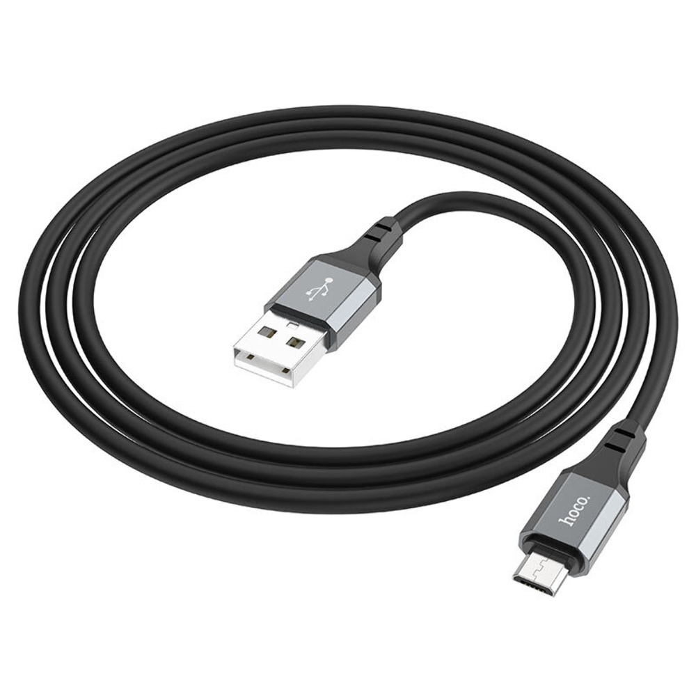 Кабель Hoco X86 USB to MicroUSB 1m black