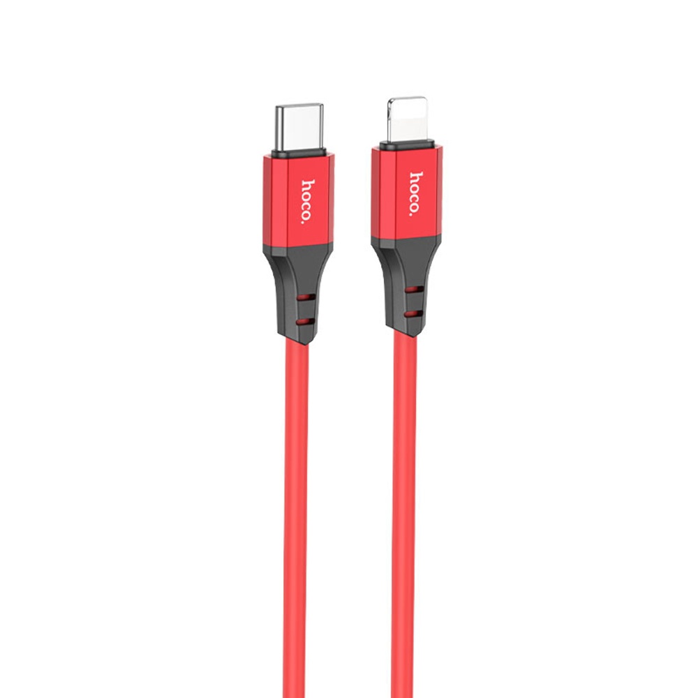 Кабель Hoco X86 Type-C to Lightning PD 1m red