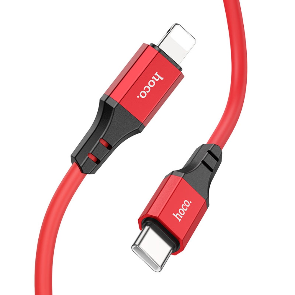 Кабель Hoco X86 Type-C to Lightning PD 1m red