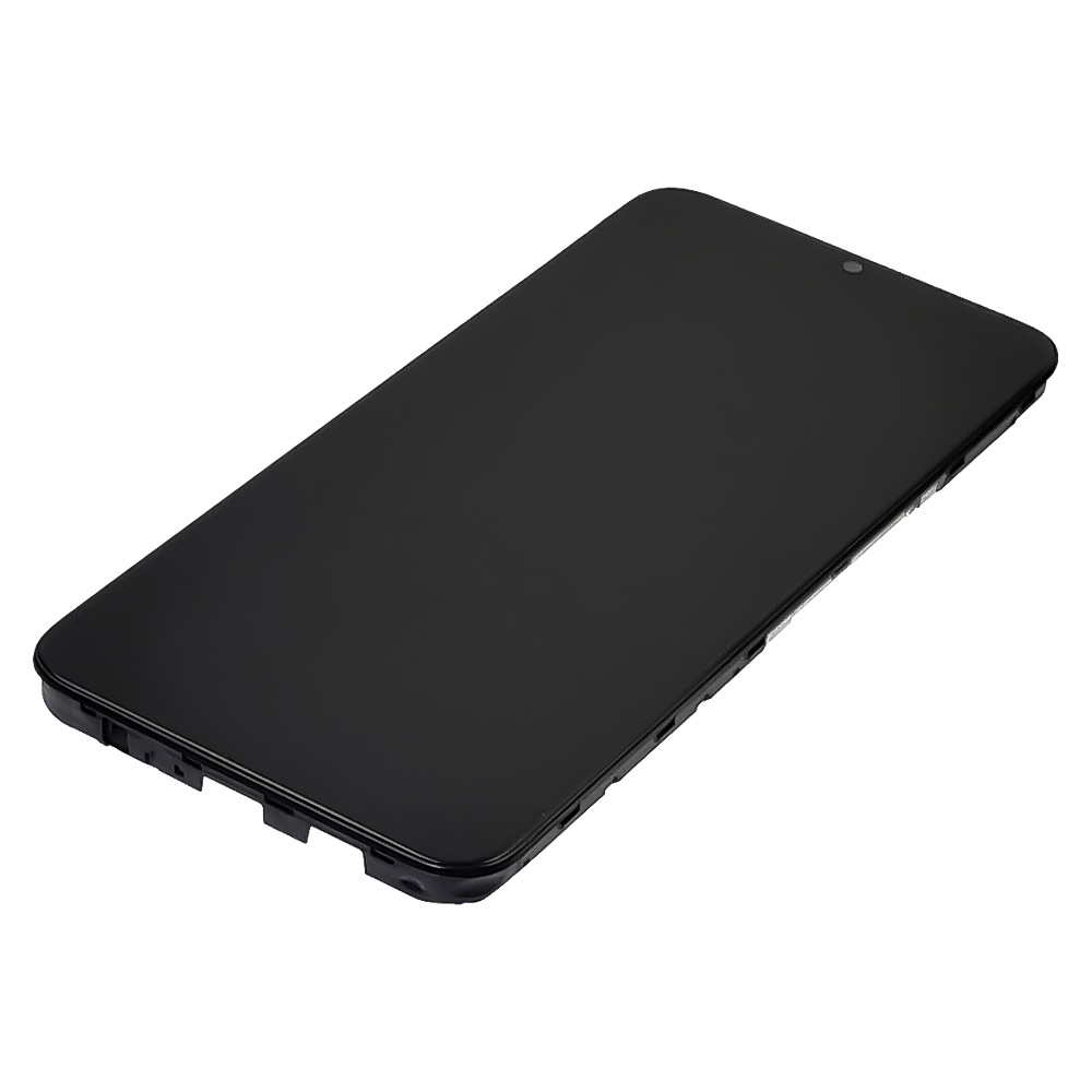 Дисплей для TECNO Spark 7/ 7 Go (KF6)/ (KF6M) с чёрным тачскрином и корпусной рамкой