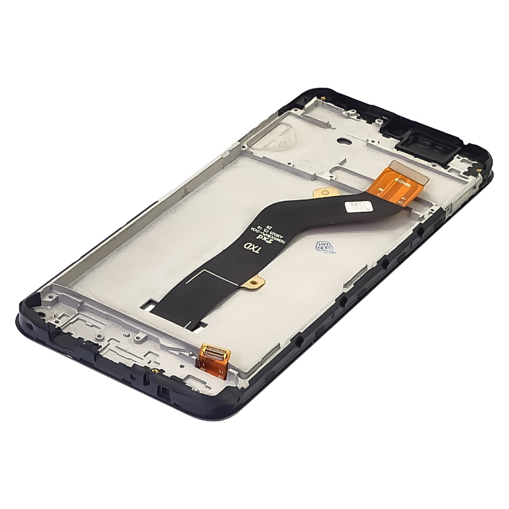 Дисплей для TECNO Spark 7/ 7 Go (KF6)/ (KF6M) с чёрным тачскрином и корпусной рамкой