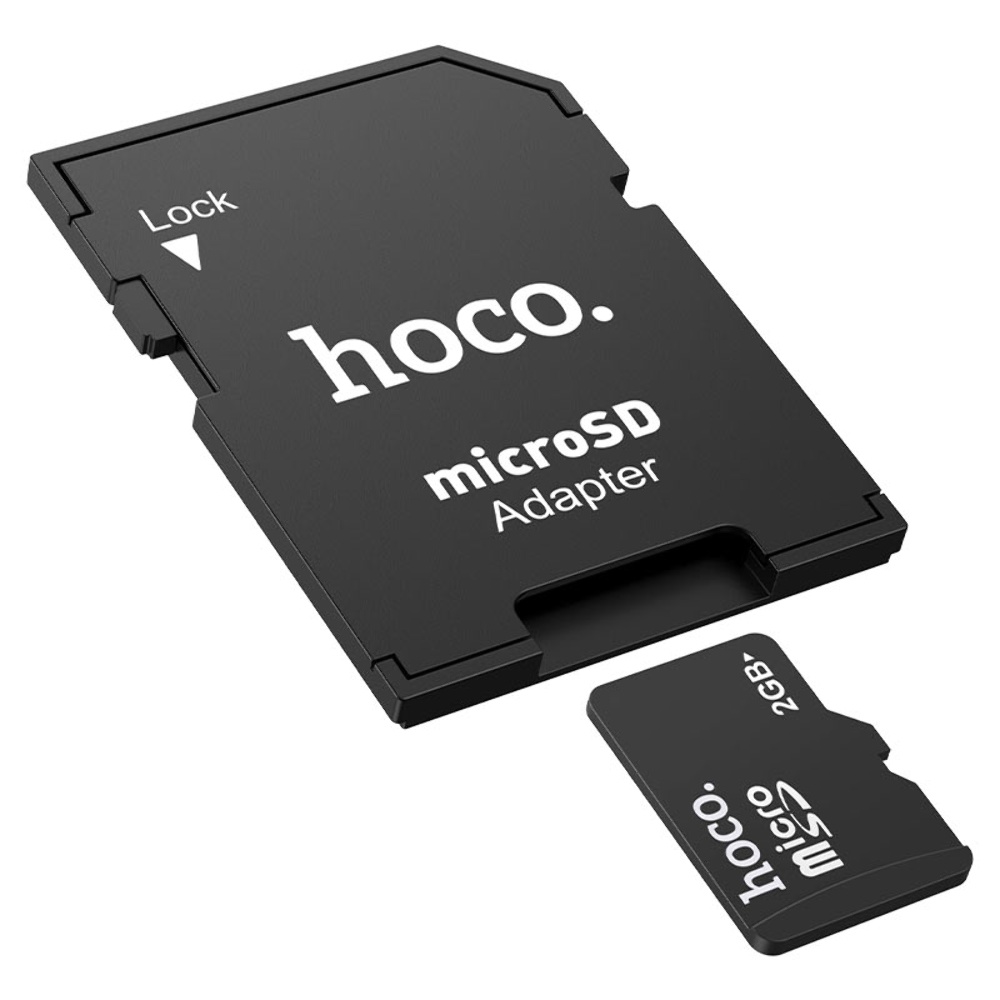 Адаптер переходник Hoco HB22 картридер TF to SD черный