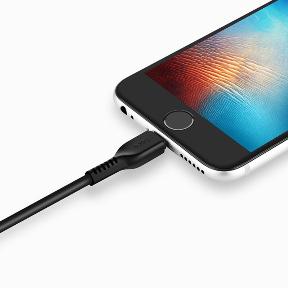 Кабель Hoco X20 USB to Lightning 1m black