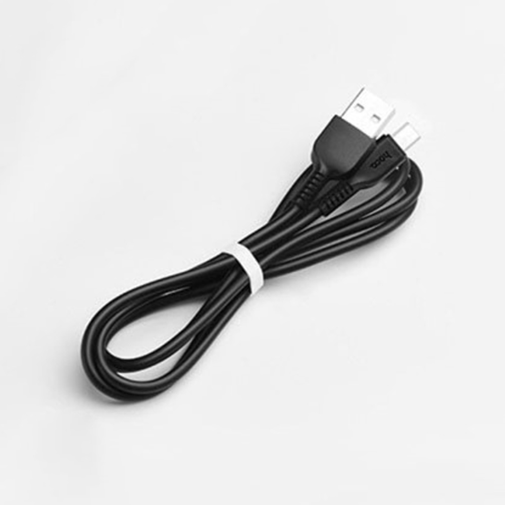 Кабель Hoco X20 USB to MicroUSB 1m black