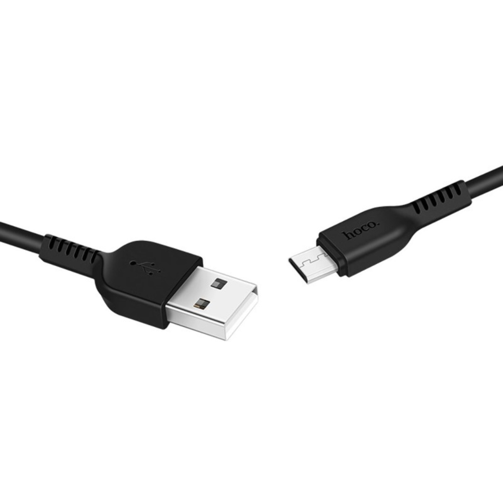 Кабель Hoco X20 USB to MicroUSB 2m black